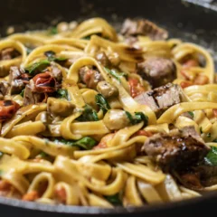 Creamy Chicken Fettuccine