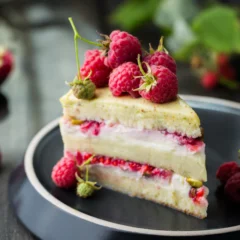 Raspberry Cream Cake