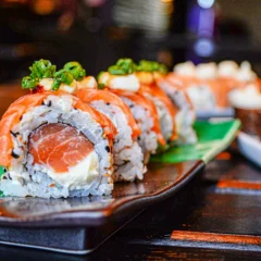 Salmon Sushi Platter