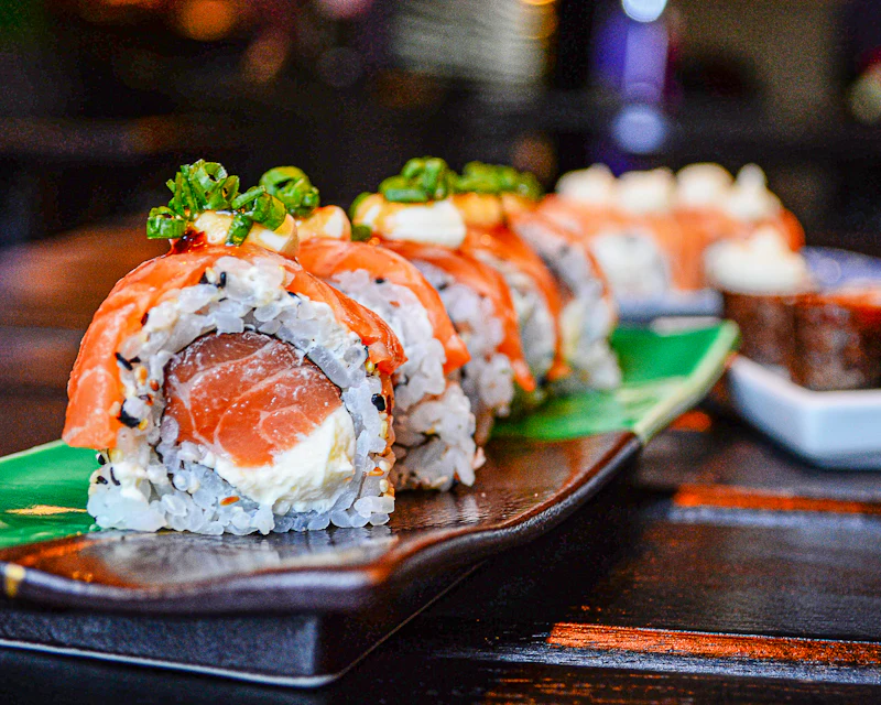 Salmon Sushi Platter